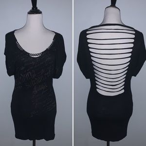 Guess Chain Cutout Top